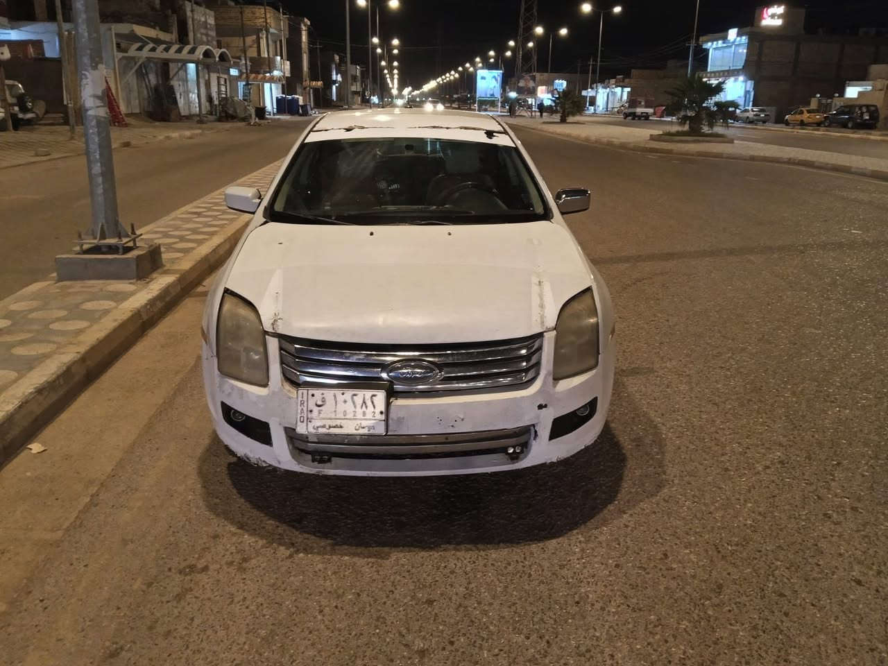 فورد فيوجن موديل 2008 وارد امريكي مكينه 2500 كير ومكينه مكفولات هسه بدلتهن ضفيره هسه مبدلها سنويه صاقطه رقم ميسان ضررها خشم البنيد فقط السعر 50 وبيها مجال قليل ‭٠٧٨٠ ١٤١ ٢٥٧٩‬صاحب السياره
