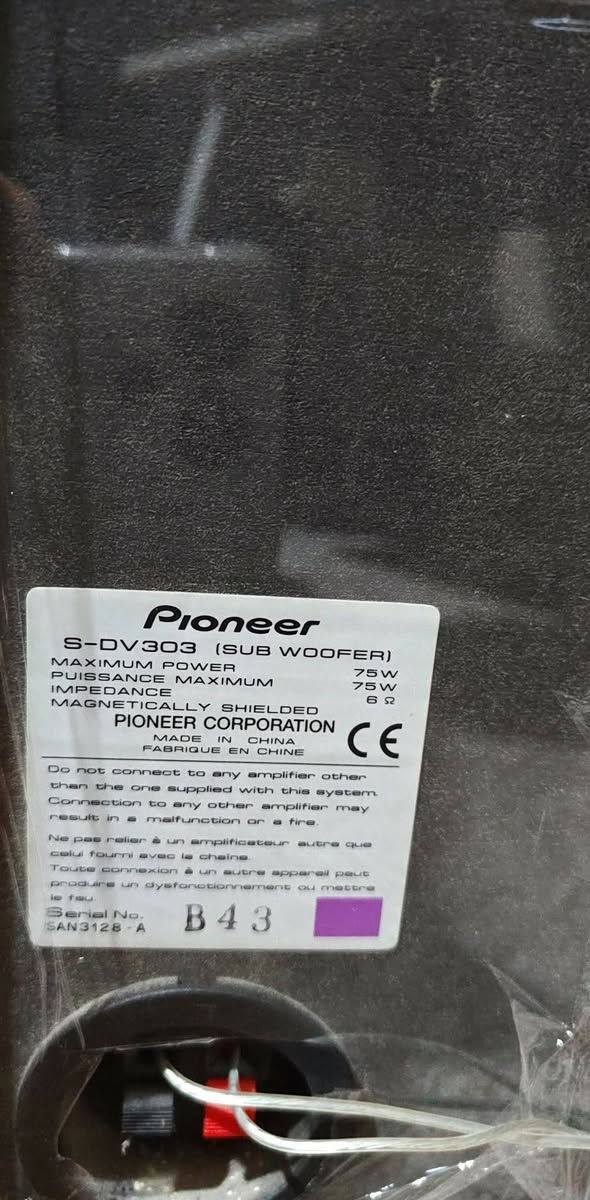 دمام صوت نظافة فول (75) واط بيز قوي السعر(35) شامل مع التوصيل ويصلح يربط مع اي مسرحي منزلي بمختلف الانواع


**إذا كنت صاحب هذا الإعلان وتريد حذفه لأي سبب، رجاءا أرسل رسالة إلى الدعم الفني**