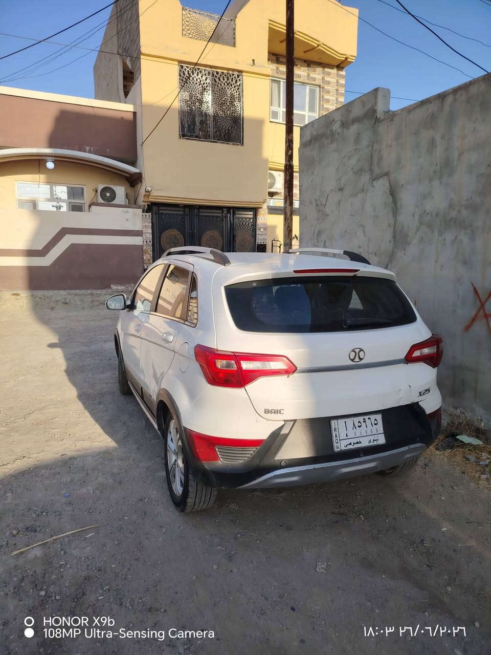 السلام عليكم عندي سيارة بايكx25 ٢٠١٩ محرك ١٥٠٠ كير محرك مستبوش لانس نصف عالي بيه طخم الأمامي تعبان وطخات بسيط  مال ماطور بواب  للاستفسار الاتصال على الرقم *********** او المراسل على واتساب والماسنجر وتلكرام السعر ٧٥$
