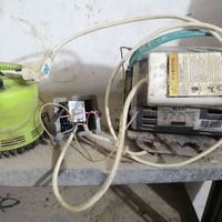 ماطور مبرده • سرعتين • مضخة ماء