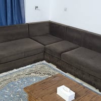 للبيع طقم قنفات ١٠ نفر لون قهوائي مابيه اي عيب ب٢٢٥ الف للتواصل ٠٧٥١١٣...