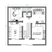 تصميم خارطة بمساحة 100م² للاستفسار واتساب 07775497627 التصميم حسب متطل...