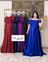 فستان اسود • قياس خاص • جديد ماملبوس