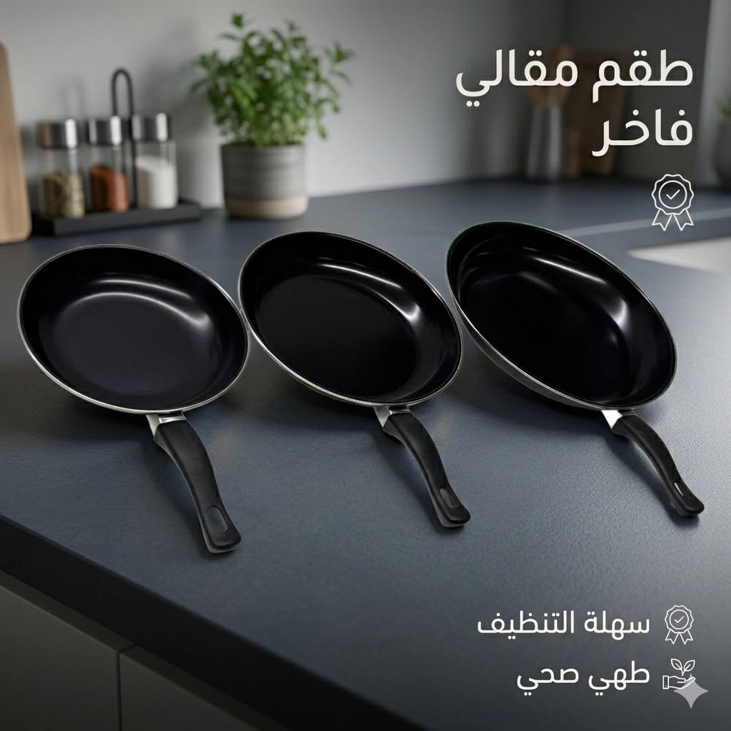 طقم مقالي كولدن فيش (3 قطع) | التوازن المثالي بين المتانة والأداء
ارتقِ بتجربة الطبخ اليومية مع طقم مقالي Golden Fish المتميز. صُمم هذا الطقم ليجمع بين القوة الهيكلية والجمال العصري، مما يجعله القطعة الأساسية التي  / وكل هذا العرض وبسعر 25 الف / وتوصيل مجاني كل لمحافظات 🌹 رقم الهاتف ***********
