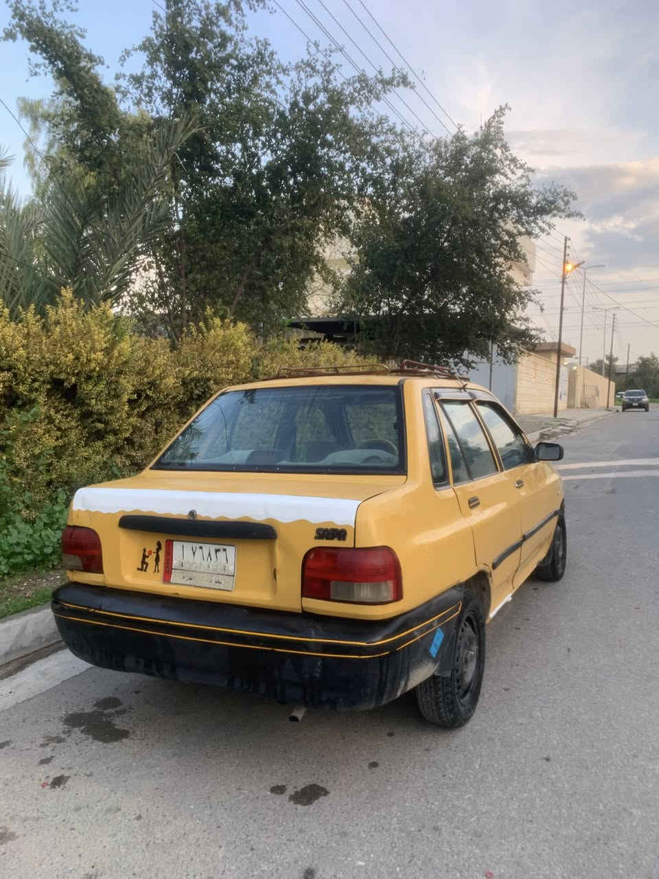 السلام عليكم
سايبا موديل ١٢ رقم بغداد صاحبها بحي الانتصار شرط التحويل  محرك وكير شرط 
كابون بعد مامسجل 
باتري وتايرات جدد والنظافة كدام العين هيئة ماعليها 
سعرها ١٩ بيها مجال بسيط 
***********/// ***********
