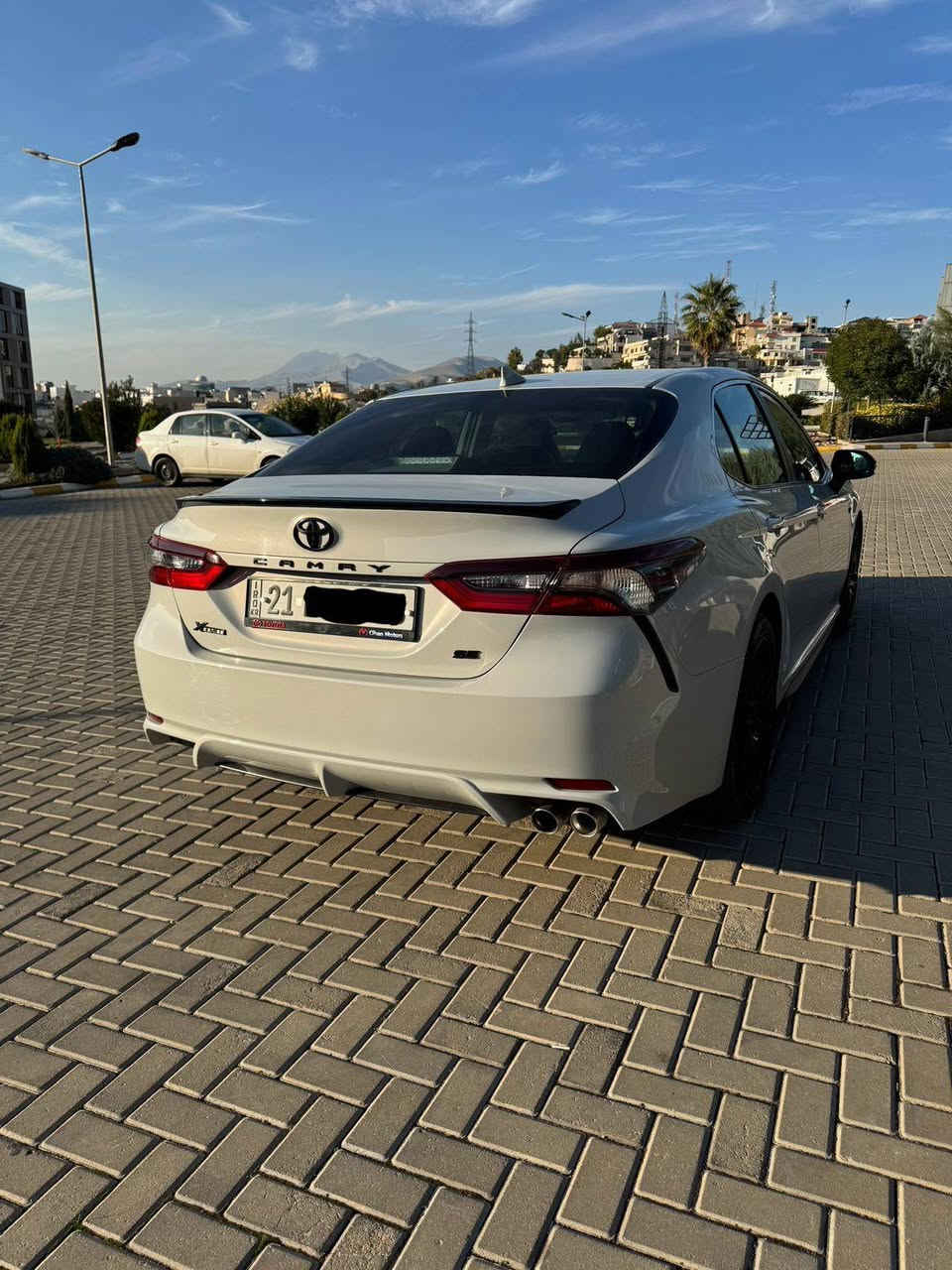 تۆیۆتا کامری  2022 مواسەفات SE Xserise  
33 هەزار مایڵ ڕۆیشتوە
ڕەنگ چیمەنتۆی 
پێش و پاشی کەپسە 
ئێرباگی نەتەقیووە
بەسەمەیەو کۆمەڵێک مواسەفاتی زیادە
هەردوو بەسەمەکەی ماوە 
تەنیا نیوەی چەمەلۆغی دوای سایەق بۆیاخە بێ ناوگرتن 
سەیارەیەکی پاکو بێ عەیب 
لەسەر دەقی شەریکە ماوەتەوە
ڕادارو خەتی جادە و ژمارەیەک 
مواسەفاتی زیادەی تایبەت 
لەسەر داوای یەکەم شۆفێر لەئەمریکا.

سعر: لە کۆمێنت داوای بکە ڕاستەوخۆ بۆت دێت 📩 

مەکینەو گێڕ بەشەرت. 
بەناوی خۆمەوەیە

ژمارەی مۆبایلی خاوەنەکەی 
***********
