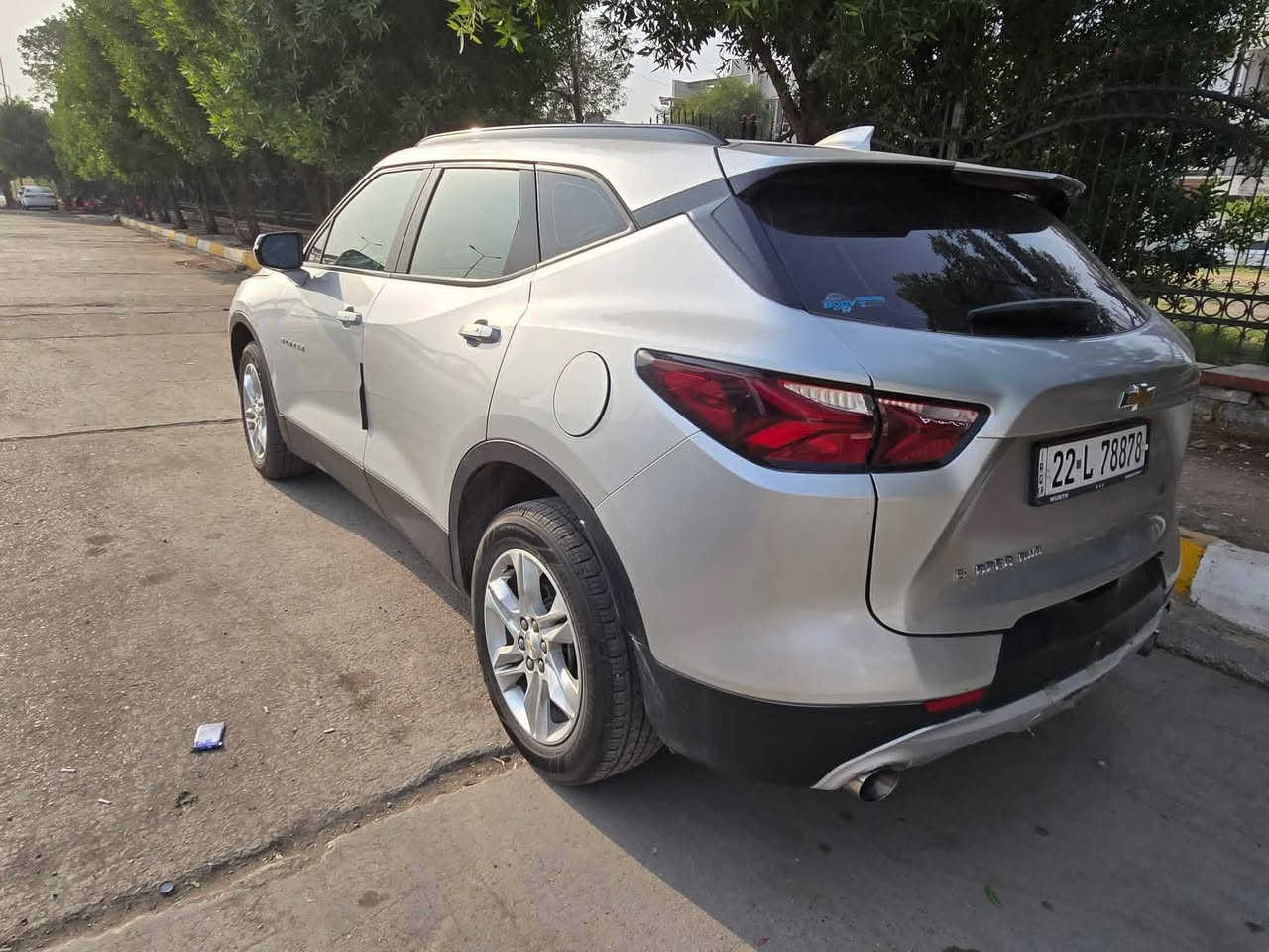 بلايزر موديل٢١ بيع مراوس عارضها ١٨٥
مكينه ٦سلندر lt3

حادثها جنطه بيها صبغ باب الجنطه والبنيد 

سياره  نضيه وجاهزه رقم اربيل وكاله وتحويل 

ماشيه ٧٨ الف كيلو مو ميل وقابل للزيادة

 مكانها بغداد الغزاليه رقم الهاتف ***********
