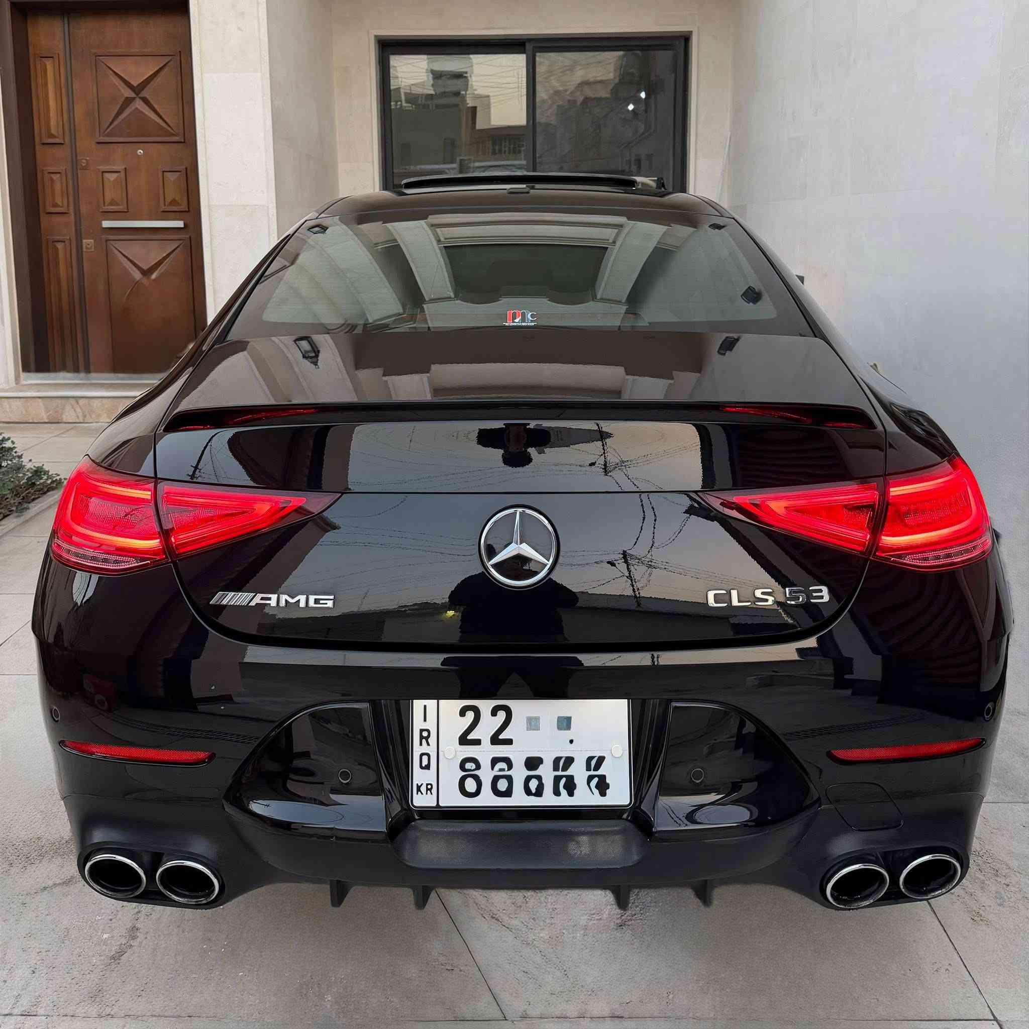‏MERCEDES CLS 53 AMG 4MATIC+
(2021)

محرك 6 سلندر 3.0 AMG
توين توربو + EQ Boost
كير AMG Speedshift نمر 9 

نظام +4MATIC ذكي جداً يختلف حسب وضعية القيادة ويوزع الدفع حسب الطرق والحاجة
 لزيادة ثباتية السيارة 

لون أسود 
رقم أربيل بأسمي تحويل مباشر

رقم التواصل ***********￼

ماشية 19 ألف فقط

مواصفات السيارة طلب خاص⬇️

أبواب شفط
جكات تصعد وتنزل مع تحكم بوضعية الراحة
مقاعد مساج وداينمك متحركة مع الانعطاف
نوع الجلد المستخدم في مقاعد السيارة من جلود النابا الطبيعية فخم جداً مع تطريز الكنتارا مختمة AMG
بردة خلفية كهرباء
الشاشة والنظام الجديد لمس
ماوس الجديد
لايتات  Multibeam ذكية جداً ترحيب عند التشغيل و دوارة مع الستيرن
مقاعد أمامية كهرباء خزن تدفئة تبريد 
ستيرن AMG رجاج عند عبور الخطوط كهرباء وتدفئة
تجوة تدفئة 
ساوند سيستم برومستر
منافذ شحن Type-c
دواخل خشب طبيعي 
صندوق كهرباء
تكم كنتارا 
اوتو بارك 
اوتو هولد
كامرات 360 درجة
رادارات 360 درجة
تحديد مسار
مانع تصادم 
قيادة ذاتية 
نقطة عمياء
إضاءة محيطية 64 لون
دوسات ترحيب AMG لد
فتحة سقف سلايد
شاحن لاسلكي
حزام امان كهرباء 
صوت اكزوز AMG طرب + بوب كورن
كاليبرات AMG
5 وضعيات قيادة
ا1-SILPPERY
ا2-COMFORT
ا3-INDIVIDUAL
ا4-SPORT 
ا5-+SPORT 
ويل AMG حجم 19 تو سايز مع اطارات امامية بيرلي PIRELLI
وخلفية كونتيننتال
4 ثيمات متغيرة لعداد السيارة 
ا1-CLASSIC
ا2-SPORT
ا3-SUPERSPORT
ا4-UNDERSTATED
سرعة 300KM

حالة السيارة بدون ضرر بدون صبغ
سرقة جاملغات أمامية فقط 
ومرجعات شركة وكالة نفس الكود واللون بدون صبغ
بدون دواخل بدون ايرباك
شواصي لغود مكفولة من الشخط 

محرك كير اكسل كاردن كهربائيات حدادية كفالة عامة   
من الخلل والفتح والتبديل 
سيارة جديدة وبدون نقص 0مسج

اي استفسار 
***********
