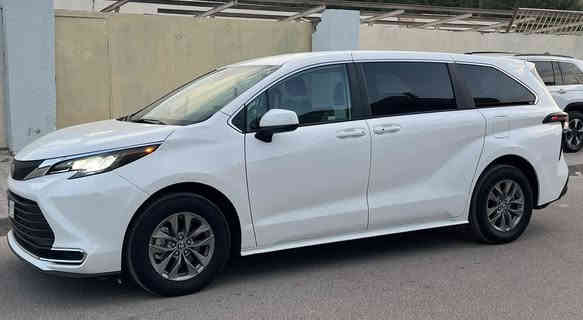 تويوتا سينا هايبرد
موديل2024
ماشيه 18 الف
مواصفات(LE)
دخول جديد(فحص مؤقت)

الضرر
صبغ بنيد فقط
فيديوو توضيح للضرر التصليح
غاز التبريد بلاد
بدون نقص 

المكان -بغداد -العامريه

السعر 280$

للاستفسار
***********
***********
اكرم الحديثي
