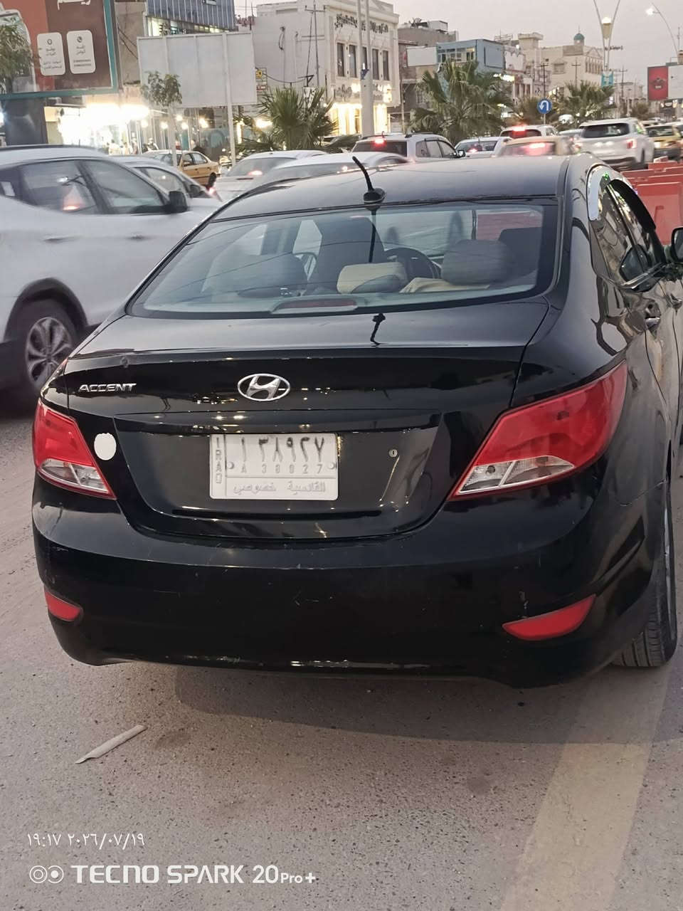 سياره اكسنت موديل 15 وارد امريكي محرك 1600 سياره شاهد الله نظيفه ***********رقم الهاتف
