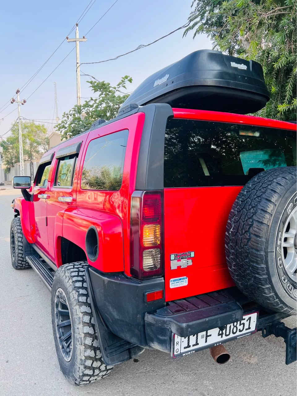 السلام عليكم 
بيع مستعجل
همر HUMEER H3  2008 خليجي وكاله 
مكفولة من الحادث والضربه كفالة عامة
رقم بغداد جديد وهزة جديدة تحويل ثاني يوم
البنيد صبغ اثر جلح فقط
جميع الايرباكات سليمه 
السيارة بلادية وكلشي بيها بلاد بدون اي عطل 
منضومة غاز 80 لتر
كماليات كت كامل 
فتحة سقف 
بوكس روف 
سبير وجك جمباز
دمام وسستم سماعات 🔊 فول طربية
داخل نضافة 100‎%‎ والخارج ايضاً 
صدر جديد وباتري وادامة كامل للمكينة
نضافت السيارة 95‎%‎ وجاهزه بدون اي صرف
السعر 115$ وبي مجال معملة فقط
مكاني ديالى جلولاء *********** خناقين, ديالى
