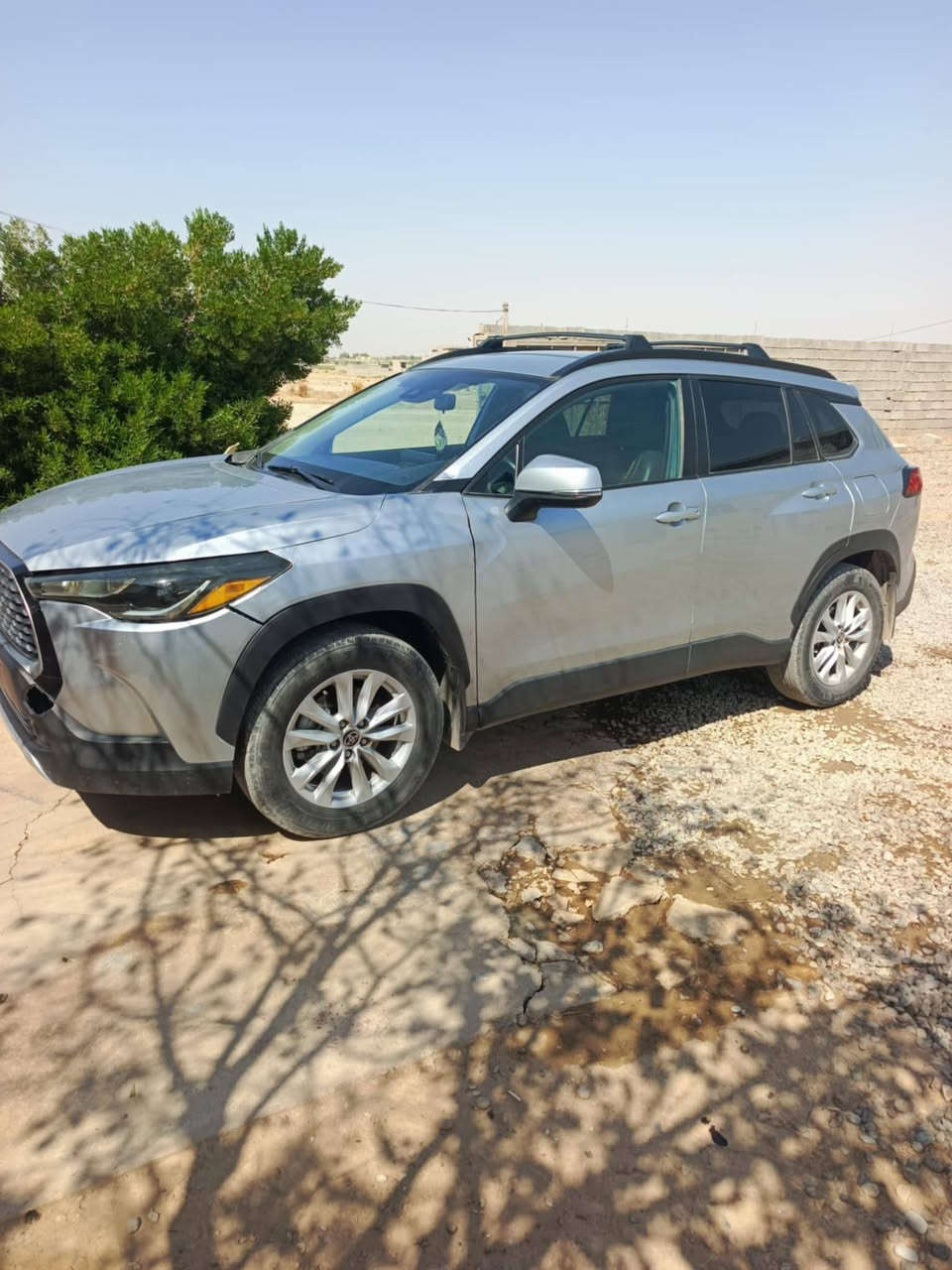 السلام عليكم
كورلا كروس2022
مواصفات LE
بصمه
رادارات جانبيه 
السعر160
وبيها مجال بسيط
الضرر بونيد مبدل
بدون دواخل
 ماشيه 48الف
منفيس بأسمي
المكان الزاب قرية اصبيح
للاستفسار الاتصال على***********
