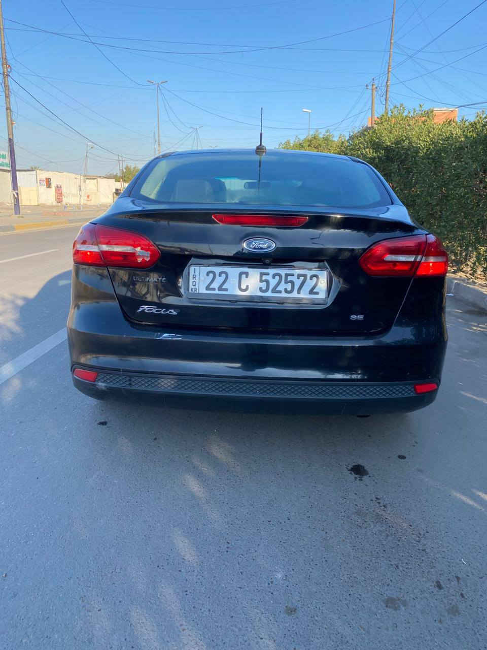 سلام عليكم
فورد فوكس 2017
مكينه 2.0
رقم اربيل انكليزي 
ماشيه 118
مكانه بغداد شارع فلسطين 
74, بيه مجال
***********
