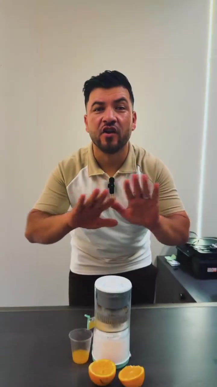 🍊✨ عصير طازج بسرعة وسهولة!

عصارة عالية الكفاءة 🔋⚡
دوران 360° وفilter للفصل 🍹
 #تشغيل بمفتاح واحد، أجزاء قابلة للفصل 🧼
مثالية لكل الفواكه 🍎🍊
 #العراق

عصير صحي ولذيذ بدون تعب! 💪


**إذا كنت صاحب هذا الإعلان وتريد حذفه لأي سبب، رجاءا أرسل رسالة إلى الدعم الفني**