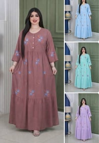 دشاديش نسائية • كشمير أصلي • مقاسات ٢X-٥X