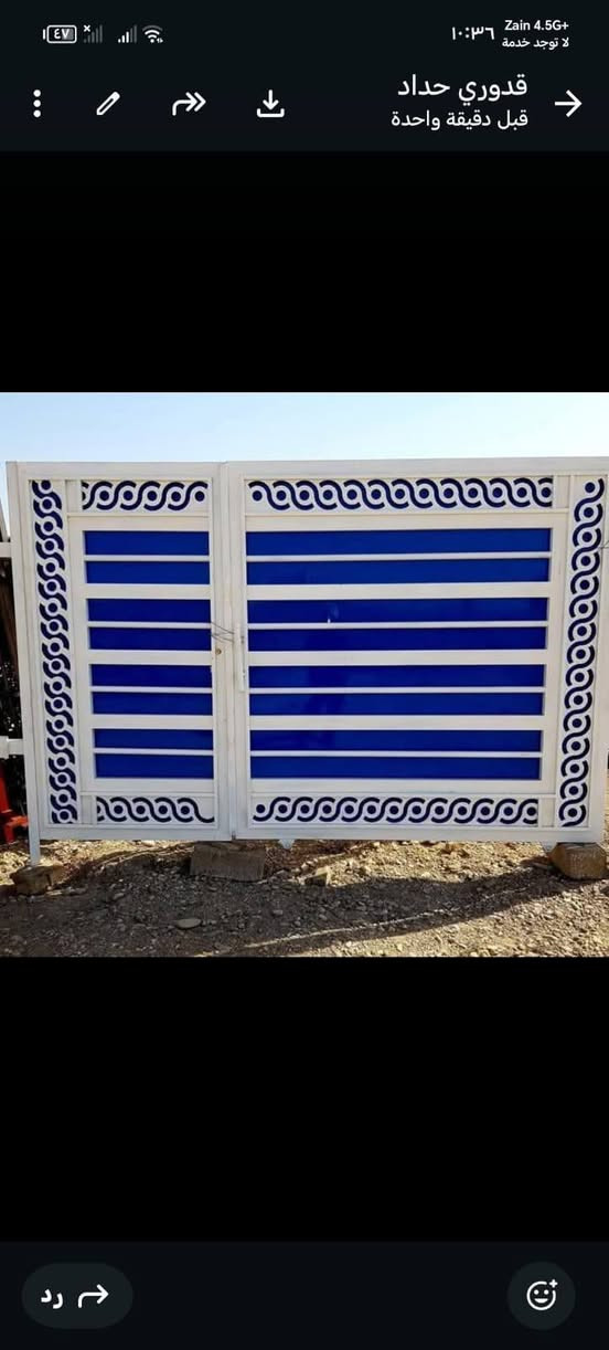 #تخفيض الاسعار
بسم الله الرحمن الرحيم تعلن حدادة قدوري الغريري عن تخفيض الاسعار  باب كندور بديل خشب قياس 150×3  سعرة 400 الف بدال 550 الف حديد ثقيل مليم و8 تارس مصبوغ اساس ولون ونقل 
باب كندور نظام سي ان سي قياس 150×3 سعرة 350 الف مصبوغ اساس حديد ثقيل مليم و8 تارس 
بوب مناور نظام سي ان سي قياس 3×110 سعرة 225 الف بدال 260 الف مصبوغ اساس حديد ثقيل مليم و8 تارس 
ابواب مناور نظام بديل الخشب اسعارهن 250 
ابواب سلايت بديل الخشب قياس 3 ونص سعرة 600 الف مصبوغ اساس ولون 
ملاحظه جميع القطع المذكورة حديد ثقيل مليم و8 تارس ونقل علينه 
العنوان الرمادي التأميم شارع 60 عبر جسر الجامعه للاستفسار مراسله الصفحة او الاتصال على رقم ‏‪***********‬‏
