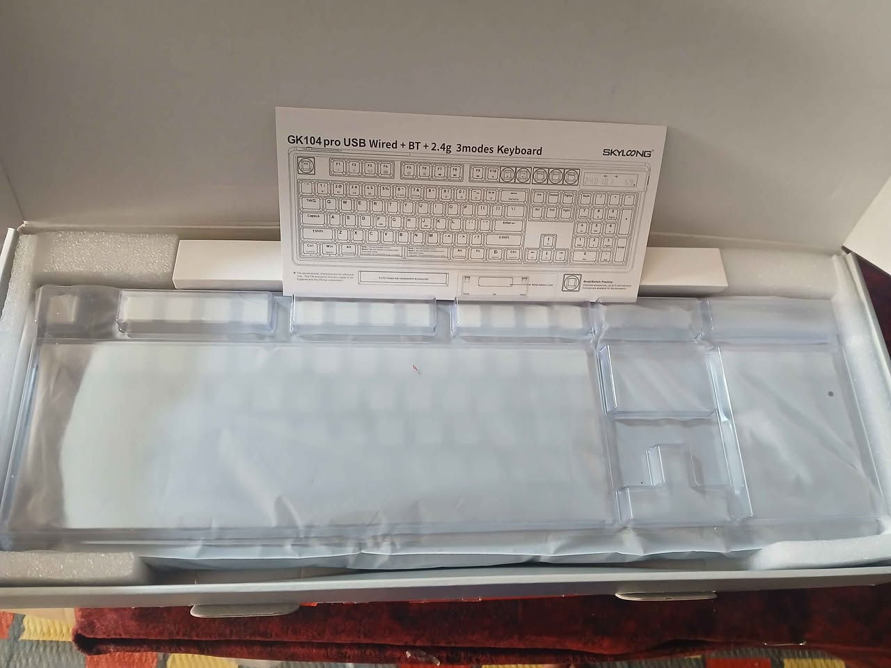 كيبورد ميكانيكية لاسلكية SKYLOONG GK104 Pro بثلاثة أوضاع، مزودة بشاشة 2.0 بوصة، و3 مقابض، وأغطية مفاتيح PBT جانبية محفورة قابلة للتبديل السريع، وإضاءة RGB  متواجد خاص توصيل موجود بغداد وجميع بغداد, العراق


**إذا كنت صاحب هذا الإعلان وتريد حذفه لأي سبب، رجاءا أرسل رسالة إلى الدعم الفني**