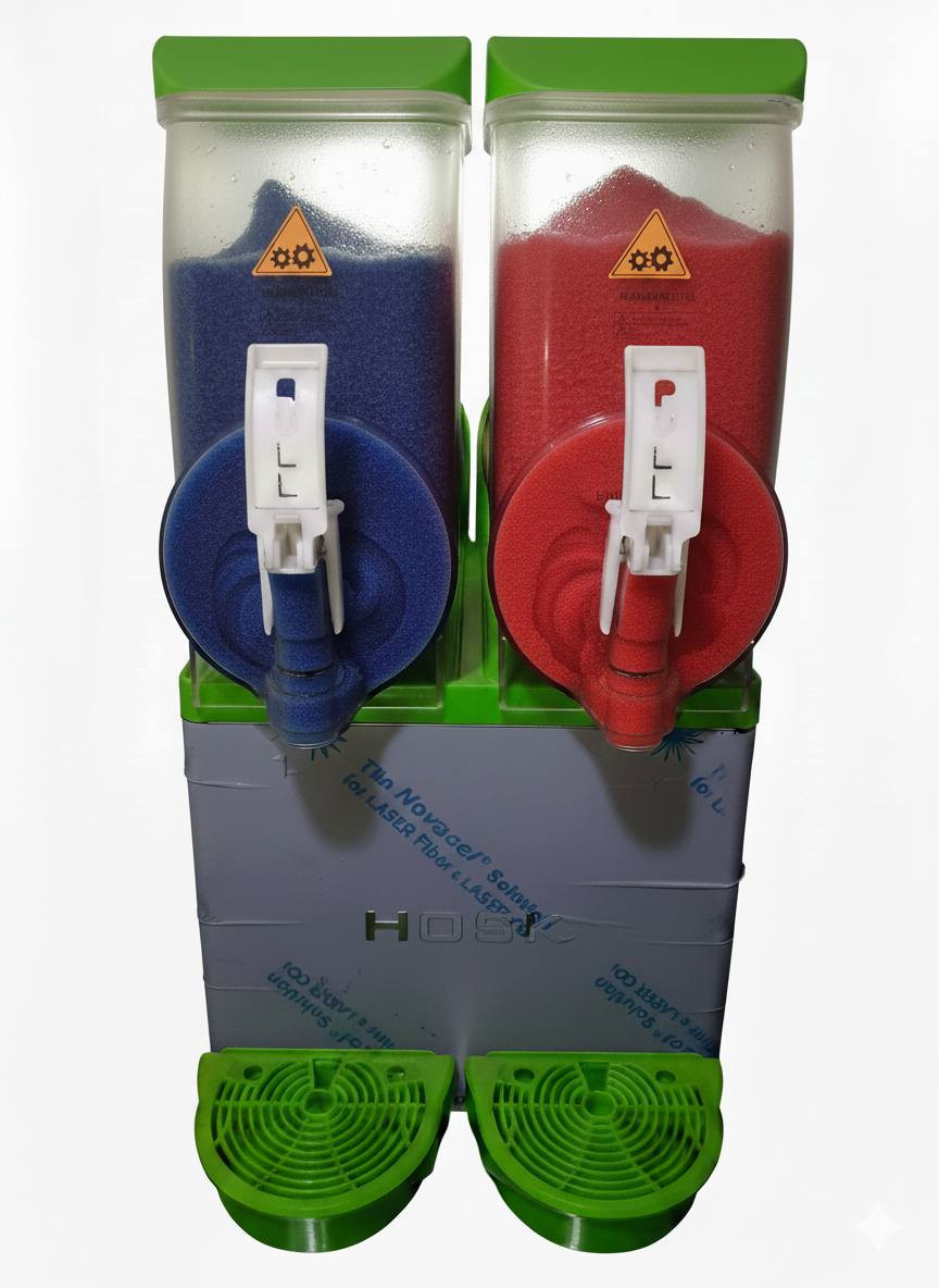 للراغبين في بدء مشروع مميز أو تطوير الكافيه/المحل، معروض للبيع مكينة Hosk التركية المعروفة بقوتها في التجميد والتجريش الشاق.
المواصفات الفنية:
✅ الماركة: هوسك (Hosk) - صناعة تركية أصلية.
✅ الوظيفة: مكينة متخصصة في تجميد وتجريش .
✅ الأحواض: 2 حوض بسعة إجمالية 24 لتر (12 لتر لكل حوض).
✅ الحالة: مستعملة (نظيفة جداً) استعمال موسم واحد فقط 
المميزات:
قوة التجميد: تبريد سريع وتجمد متجانس لتحويل السائل إلى ثلج مجروش (سلاش) بامتياز.
تحكم كامل: مفاتيح تشغيل منفصلة لكل حوض (إمكانية تشغيل جهة واحدة فقط).
تصميم جذاب: أغطية مزودة بإضاءة LED لإبراز شكل الأزبري وجذب الزبائن.
سهولة الصيانة: تصميم بسيط يسهل عملية الفك والتنظيف اليومي.
 السعر 750 الف و بيها مجال بسيط  
 📩 للمعلومات أكثر: يرجى التواصل خاص.


**إذا كنت صاحب هذا الإعلان وتريد حذفه لأي سبب، رجاءا أرسل رسالة إلى الدعم الفني**