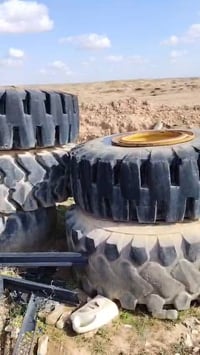 تايرات شفل ربل • حالة 70/100 • واسط