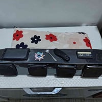 4 سماعات + شاشه لمس خفيف رام بلوتوث اواكس كلشي شغال 45 الف هوه وترتيب ...