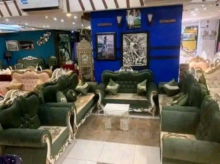 عرض خاص 650 الف 🇮🇶
مفاجئة من معمل العزاوي للتخومة والدواوين احدث الموديلات ✅
ومواصفات عالية الجودة 💪 
وبسعر 650 الف 🇮🇶 ،♥️🔥💯
 🇮🇶🇮🇶🇮🇶🇮🇶🇮🇶 التوصيل داخل بغداد مجاني 
🎁🎁🎁 سيت كوشات ست قطع 🎁🎁🎁 

تخم يتكون من قنفتين ام 3 طولهه مترين و قنفه ام 2 طولهه متر و50 و كرسيين 

يتكون من 5 قطع و10 مقاعد 

ظمان حقيقي لمدة 3 سنوات صيانه 💪💪💪 
  المواصفات
 خشب جام 
سفنج مميز
قماش قديفه تركي 
مقعد بلوك اسود 
للتواصل على خاص وتساب
توفر توصيل ☝لجميع المحافظات العراق


**إذا كنت صاحب هذا الإعلان وتريد حذفه لأي سبب، رجاءا أرسل رسالة إلى الدعم الفني**