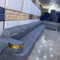 ديوان ستندر 10 مقاعد • قماش قديفة • كوشات 4 هدية