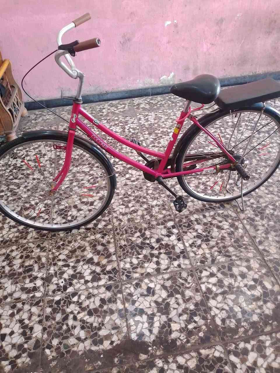بايسكل مرتب وحلوو لون وردي مميز السعر.70 وبي مجال
العنوان ڪوت خاجيه 
تواصل 
***********
