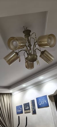 ٣ نجفات • مستعمل كالجديد • باللمبات