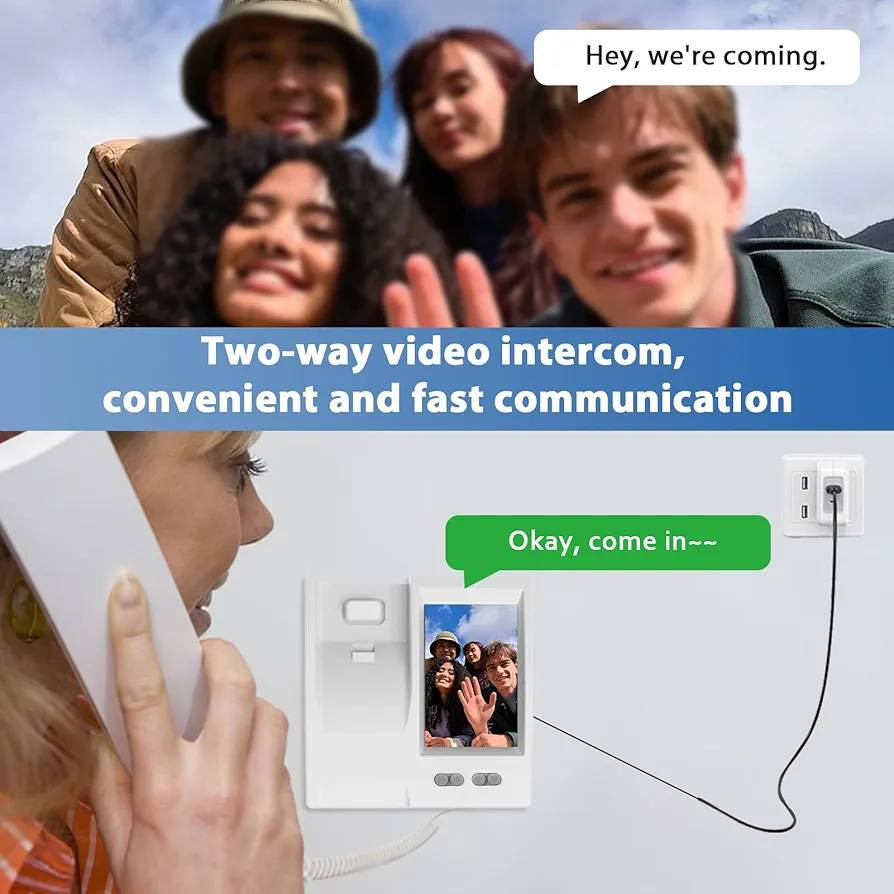 جرس الباب الذكي
❤️  👈🏻      نظام اتصال مرئي داخلي،            
❤️  👈🏻      شاشة IPS مقاس 3.5 بوصة،
❤️ 👈🏻       طقم جرس باب لاسلكي، 
❤️  👈🏻      رؤية ليلية، كاميرا خارجية
❤️  👈🏻      اتصال داخلي ثنائي الاتجاه، 
❤️  👈🏻    تصميم هاتف بنقرة واحدة

السعر 50


**إذا كنت صاحب هذا الإعلان وتريد حذفه لأي سبب، رجاءا أرسل رسالة إلى الدعم الفني**