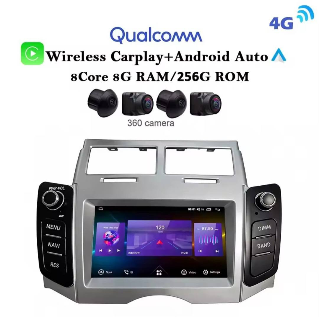 شاشة سيارة تويوتا يارس اندرويد نظام Gps كار بلي متوافق مع موديلات 2005 الى موديل 2012
السعر ٦٥الف مع التوصيل 
للحجز وات ساب ***********
