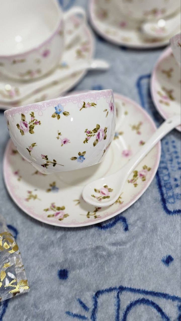 ⁨ سيت فنتجVintage ✨
متكون من 4اكواب مع الصحن مع الملاعق
 مع قوري بايركس حراري مع مهدارة مع
 شمع المهدارة


**إذا كنت صاحب هذا الإعلان وتريد حذفه لأي سبب، رجاءا أرسل رسالة إلى الدعم الفني**