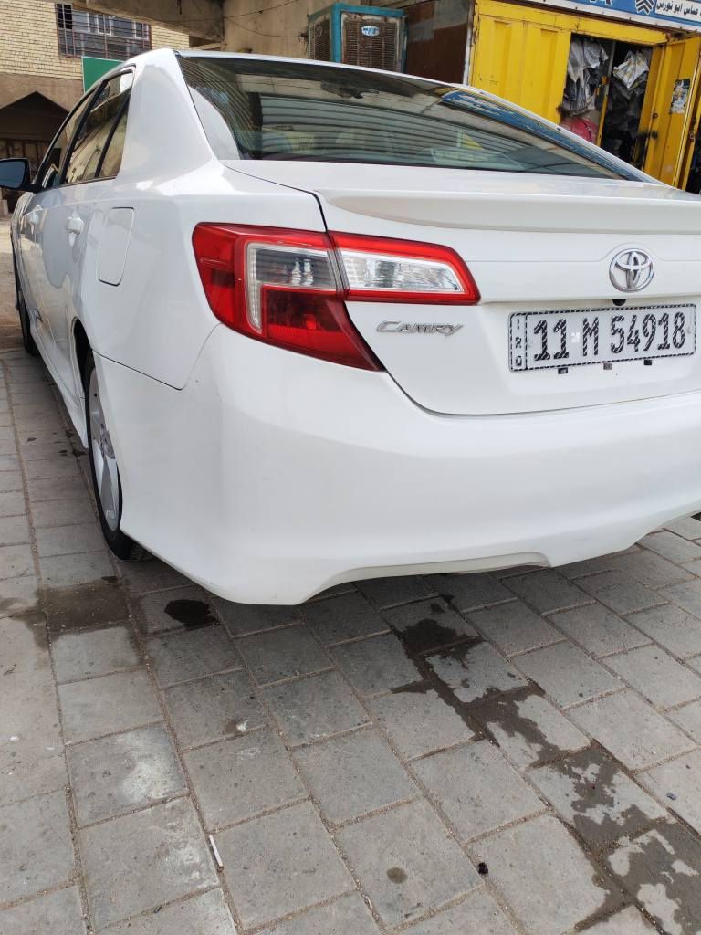 Toyota Camry
كامري 2013 أمريكية
السعر 128$وبيه مجال 
محرك 2500 دوش
ماشية ١١٥
كير ومحرك جيد 
صدرها جديد
تخم تاير جديد
باتري جديد 
تدفى تبريد 
حادثة جاملغ امامي صور الحادث بالمنشور
بيه قطعتين صبغ رش 
بدون دواخل لغد شاصي كفالة
سياره مال جنية متعوب عليها 
رقم بغداد بسمنه
مكان السياره بغداد مدينة الصدر
للستفسار *********** بغداد, العراق
