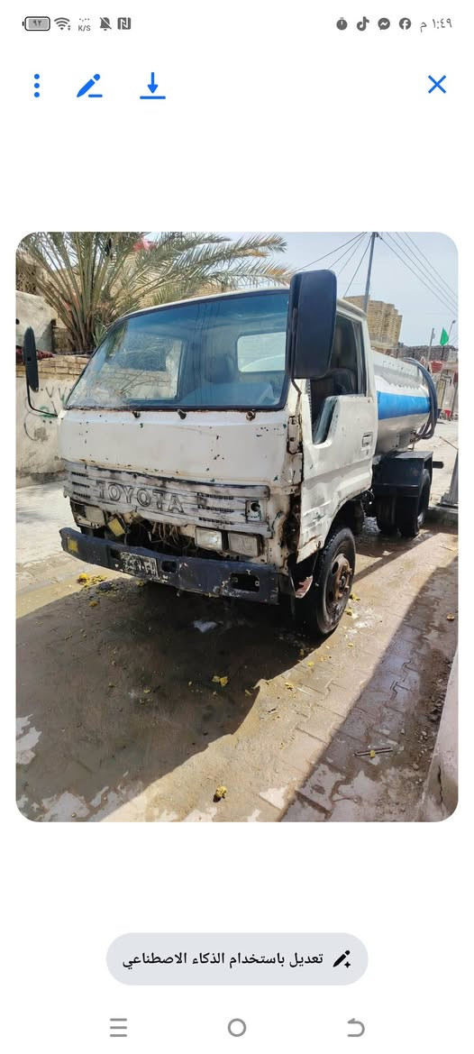 تنكر تيوته 3طن ادوات عماره كحلاء ***********
