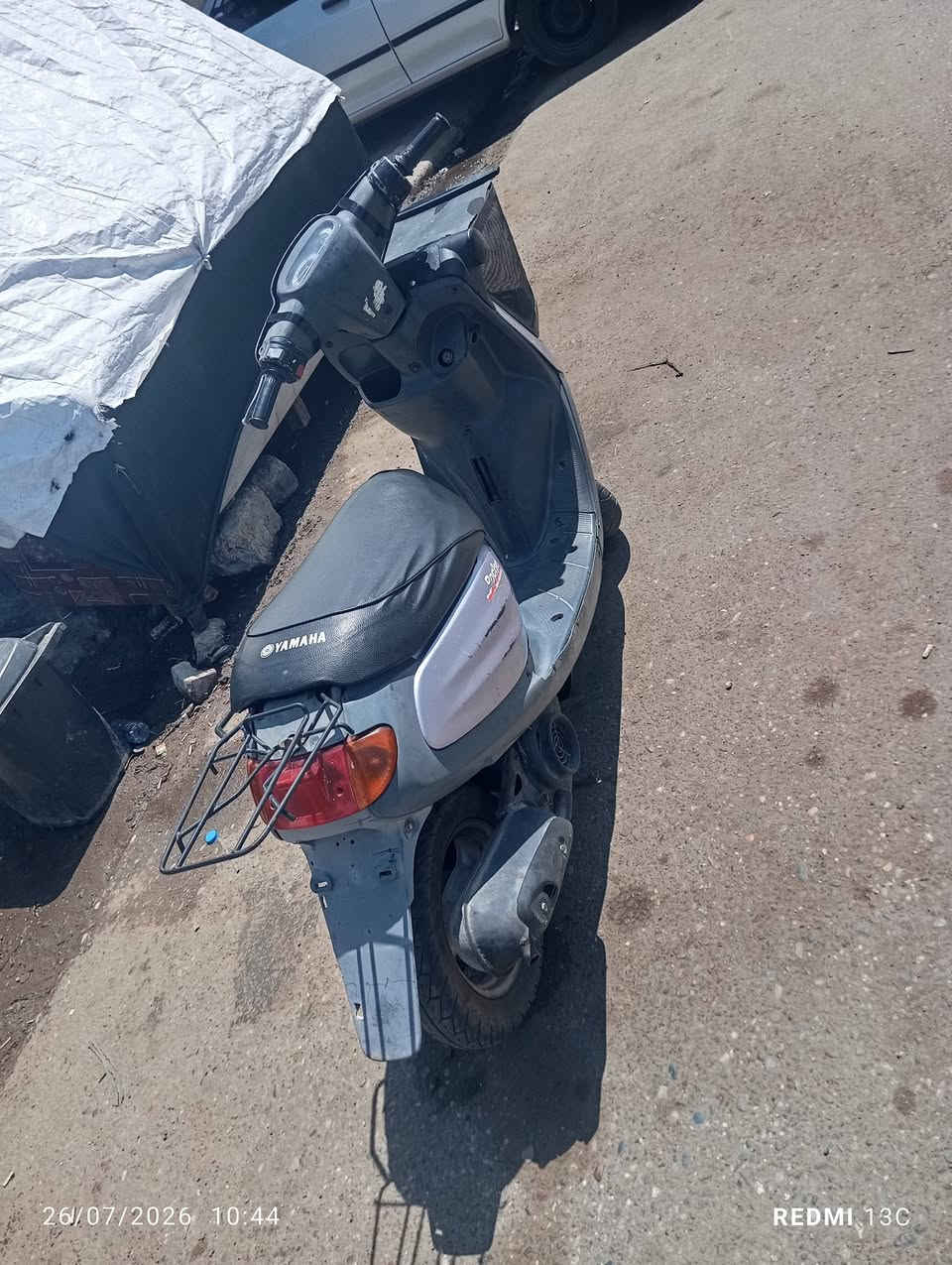 السلام عليكم مطور نفخ محرك نضيف تايره ورا جديده وايرمنيه ماتشتقل شاصي شرط سله جديده اكسن اثر ونه موقع صناعت وادي اعكاب السعر  185.***********
