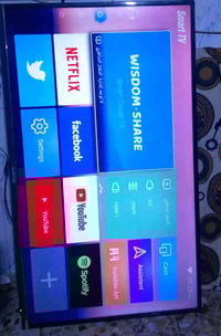 للبيع شاشة تلفزيون حجم 50 شينون ام النت فول سمارت صورتهة تخبل السعر 21...