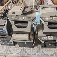 ٦ طابعات برذر يشتغلن عالكهرباء لكن بيهن عطلات نظام البيع فحم كلهن شلع ...