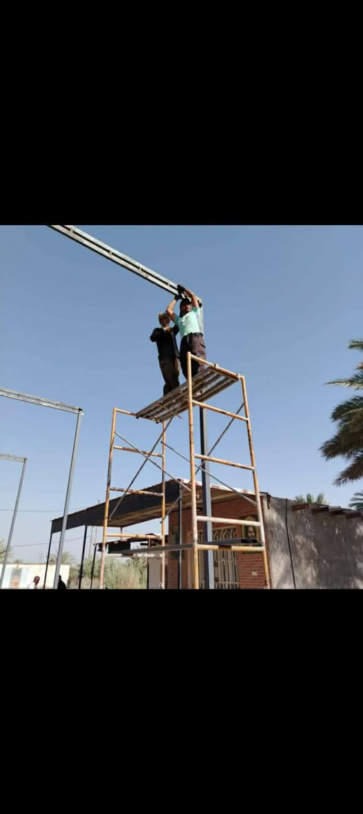 من الخاص
السلام عليكم 
حداده ابو زينب لعمل كافه انواع الحداده والمراجيح والجملون وانواع السقايف وبانسب الاسعار شرط شغل درجه اولى وحسب الطلب رقم الهاتف  *********** واتساب
