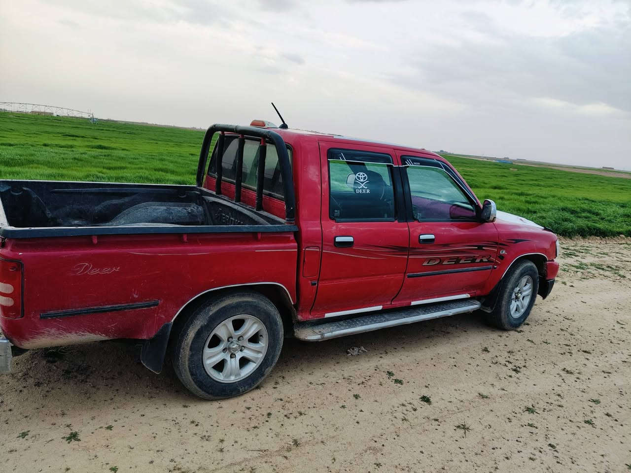 دير موديل 2009 بيها مكانات صبق تحت السكنات الخلفي واسفل باب البدي رقم نينوى اصفر عل تحويل كابون بانزين سعر 55بيها مجال مكان بعاج ***********
