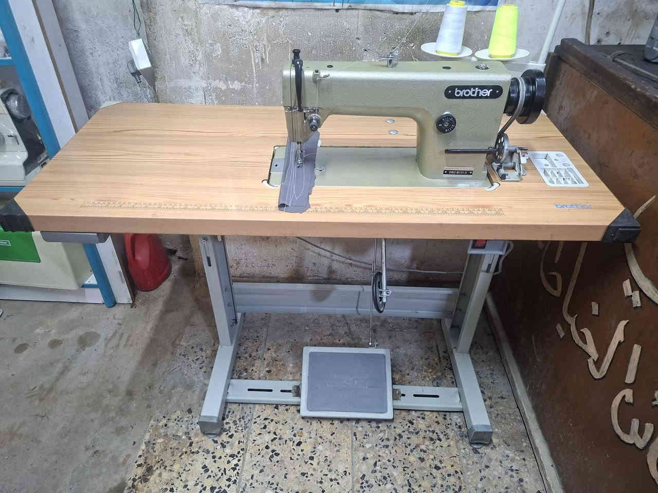 مكينه برذر اصلي مستخدمه نضيفه جدا
ضمان سنه بيها
اتخيط كل انواع الاقمشه
مكاني بغداد مدينه الصدر ومتوفر توصيل
*********** 
***********
