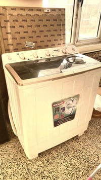 يوجد غسالة للبيع نوع شونك اخت الجديدة نقص غطاء حوض الغسل السعر 75 الف ...