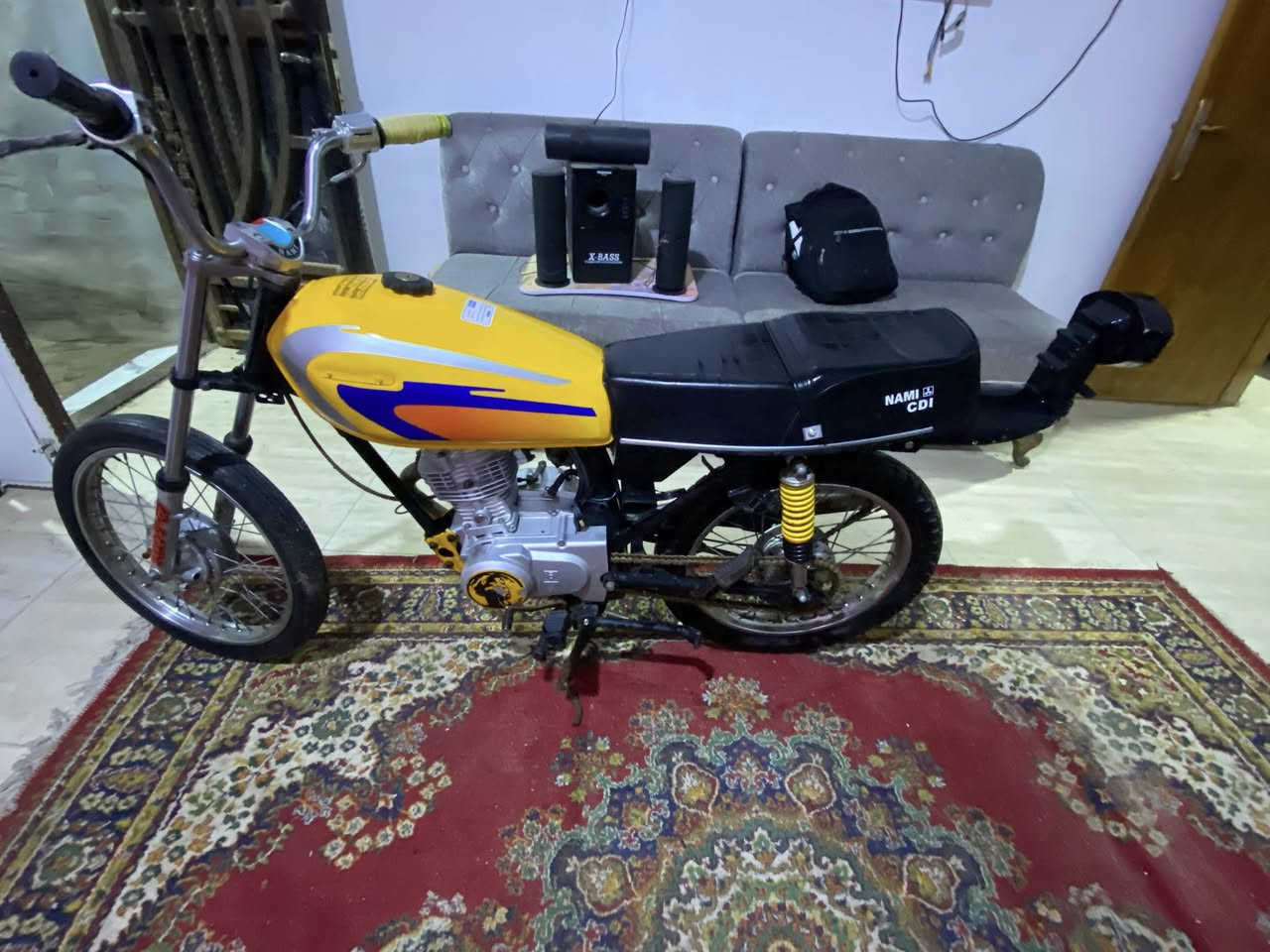 سلام وعليكم اخوان دراجه ادوات للبيع مديل ٢٣كفاله محرك ما مفتوح خير من الله ما تشوف بصوره  نضيفه عنواني بصره جزيره شط العرب سعر ٤٥٠قفل  رقمي ***********
