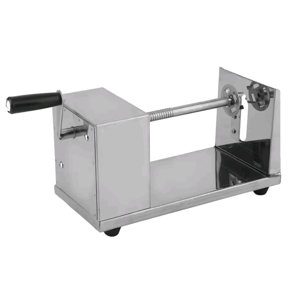 أداة تقطيع البطاطا الحلزونية اليدوية – Spiral Potato Chips موديل: Z-2807

• أداة يدوية مخصصة لتقطيع البطاطا بشكل حلزوني لتحضير رقائق البطاطا الحلزونية بسهولة.

• تصميم عملي بآلية تدوير يدوية.

• شفرة مصنوعة من ستانلس ستيل 304.

• قاعدة شفط (Suction Base) لتثبيت الأداة أثناء الاستخدام وزيادة الاستقرار.

• خفيفة الوزن وسهلة الاستخدام.

• مناسبة لتقشير وتقطيع حبة البطاطا كاملة دفعة واحدة.

• نوع التشغيل: يدوي
• مادة الشفرة: 304 Stainless Steel
• القاعدة: Suction Base (قاعدة شفط)