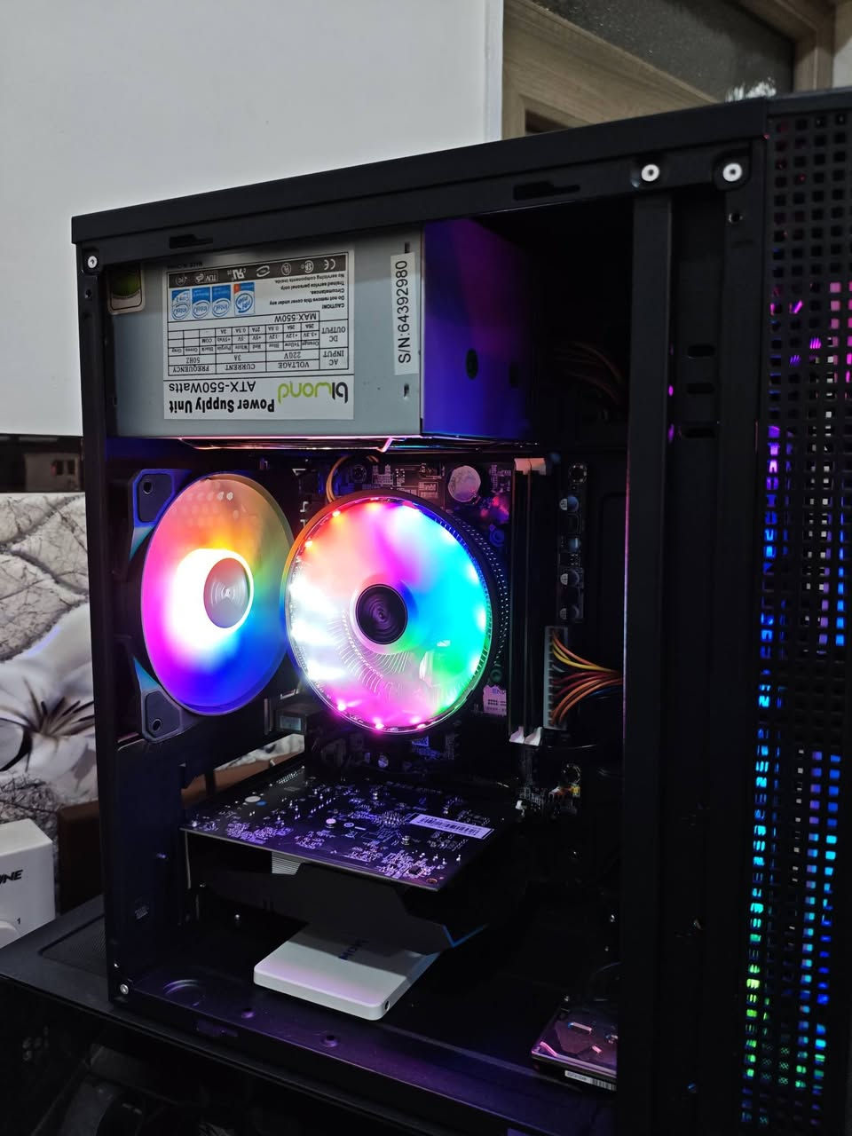 تجميعة زيون اقتصادية للبيع
CPU XEON E3-1230 V2 
GPU MLLSE RX 550 4GB DDR5
MB ENVINDA H61 
RAM 2×8 DDR3 1600 
PS BLWOND ATX 550W MAX
SSD 128GB MOVE SPEED
HDD 120GB 
CPU COOLER TISHRIC TSR127
CASE HESTART MICRO-ATX MINI
(سعر 225,000)
التجميعه مفحوص قطعها بالكامل اي خلل ما بيها 
منزل بيها RE9
ويندوز 10 برو محدث هوه والكرت اخر تحديثات
مكاني موصل تريد تجي تاخذها من البيت تريد توصيل 5 لكل المحافظات
البيع فقط بأعتماد 10 اسيا او ماستر ينزل من السعر


**إذا كنت صاحب هذا الإعلان وتريد حذفه لأي سبب، رجاءا أرسل رسالة إلى الدعم الفني**