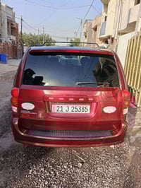 دوج كرفان موديل 2017 امريكي حادثها دعاميه اماميه بجهت لسترين فقط ايربا...