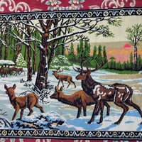 سجادة حائط • شغل يدوي • ١٤٠×١٠٠سم