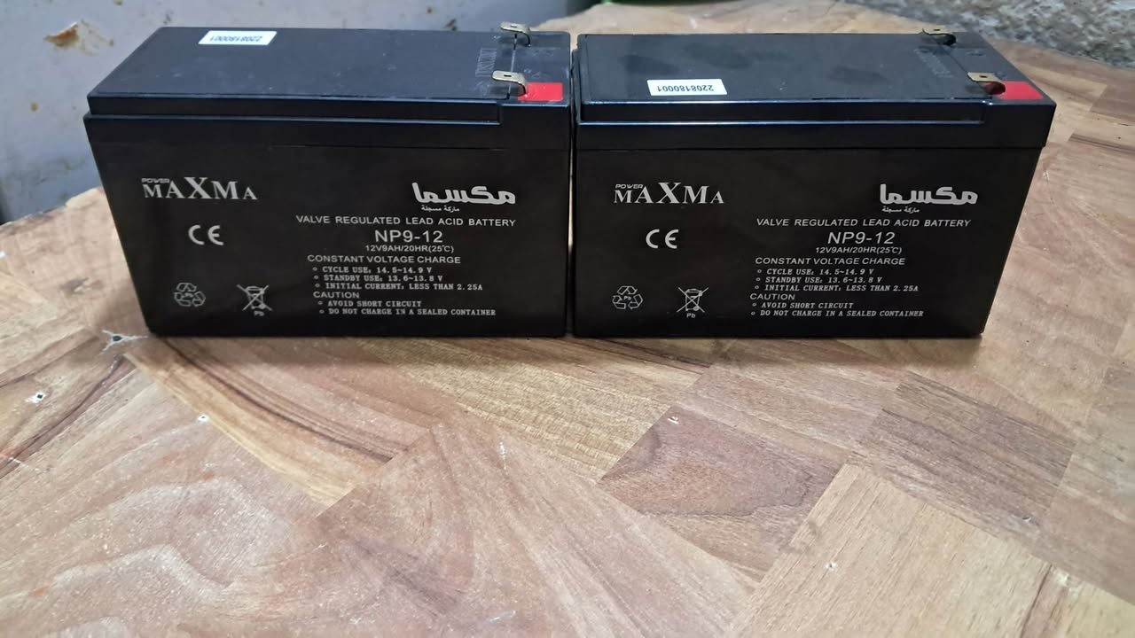 السلام عليكم باتريات للبيع مال يو بي اس جدد سعرهن  25 الف *********** بغداد الزعفرانيه
