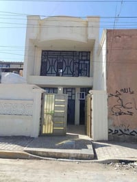 متوفر بيت مطلوب للمصرف لعقاري 100متر طابقين وبي تشجير كدام لبيت مسيجه ...