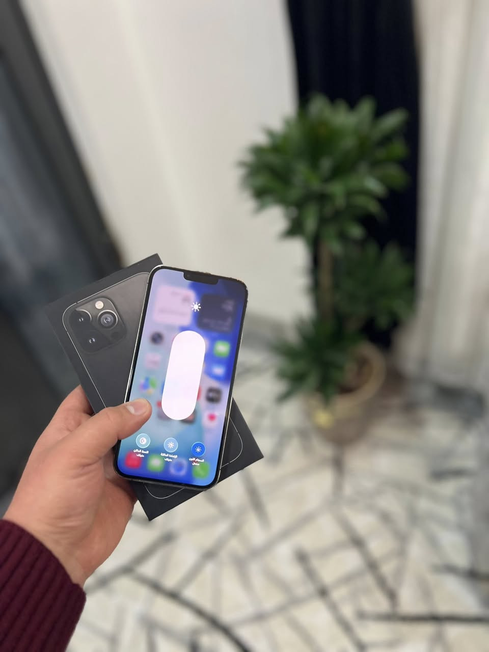 ايفون 13 برو ماكس للبيع بطاريه 93 الجهاز شرط ما مفتوح ولا يعبر هوا السعر 580 بي مجال مكاني موصل الجديده الشراي يتصل ***********
