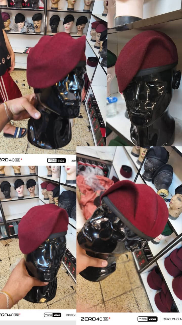 بيريه شغل درجة اولى 
الحتار جلد او قماش 
جمله او مفرد 
العنوان باب الشرجي 
محل ومعمل كرار ابو علي ***********واتساب يوجد خدمه توصيل لى جميع محافظة العراق او نقليات
فحص البيريه قبل الستلام من المندوب والف هلا بيكم
يوجد كل الالون 🤍
