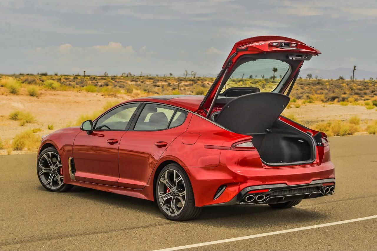 كيا ستنكر GT2   V6 موديل 2020 خليجي  الوحيده بلعراق
TWIN TURBO مكينتها 3.3
 المواصفات الباقيه :
1-بانوراما
2-نظام داتا شو(يعرض السرعة وباقي تفاصيل السيارة على الجامة مقابيل السايق)
3-بصمه+ اربع كامرات+ شاحن لاسلكي
4-سستم صوت 15 سماعه
5-تبريد وتدفئة كشنات اماميه
7-كشنات كهرباء وميموري
8- (5)وضعيات قيادة تدفئة ستيرن
9-حساسات امامي خلفي
10-نقطة عمياء اوتو هولد
11-توقف ذاتي سايد بريك بصمه
12-رادار امامي وخلفي وجانبي
13-لايت زينون ولد نهاري
14-بريك بريمبو 6بستم
15-ستيرن كهرباء وتحكم كامل
16-تشغيل عن بعد مري شفط ستيراً رياضي D 
لايتات زنون دبل عدسه اشاره خلية نحل 
17-LED نهاري داخل كاربون فايبر بلاد 
18- كير طياره وضعيات الستيراً كهرباء 
19- لايت داينمك يتحرك مع الستيرن
لون مميز نيكلات برونزي 
فجوج برمبو صندوك كهرباء 
للبيع او مراوس 
***********
***********
